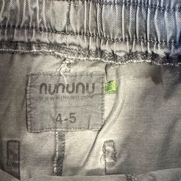 Nununu Light Gray Kids Joggers with Skull Design - Picture 4 of 5